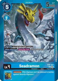 Seadramon (Limited Foil) - EX8-021 U - Uncommon
