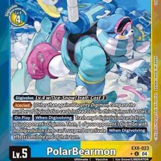 PolarBearmon (Limited Foil) - EX8-023 U - Uncommon