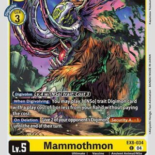 Mammothmon - EX8-034 C - Common