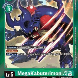 MegaKabuterimon (Limited Foil) - EX8-042 U - Uncommon