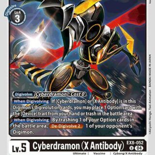 Cyberdramon (X Antibody) - EX8-052 U - Uncommon