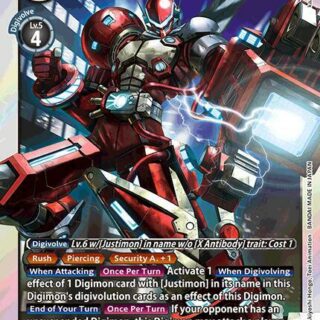 Justimon (X Antibody) - EX8-054 SR - Super Rare