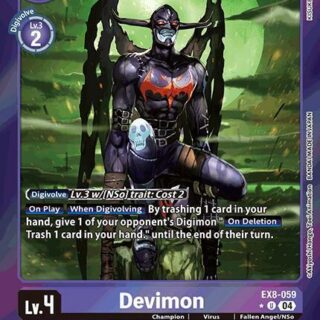 Devimon (Limited Foil) - EX8-059 U - Uncommon