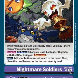 Nightmare Soldiers - EX8-071 U - Uncommon