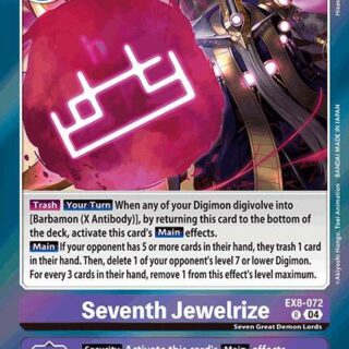 Seventh Jewelrize - EX8-072 R - Rare
