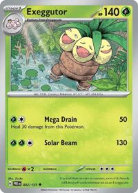 Exeggutor - Uncommon Reverse Holo - 002/131 - Español