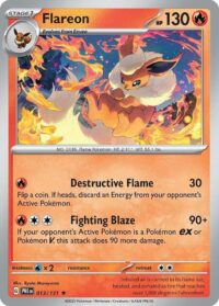 Flareon - Rare Reverse Holo - 013/131 - Español