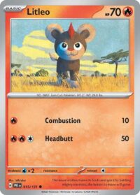 Litleo - Common Reverse Holo - 015/131 - Español