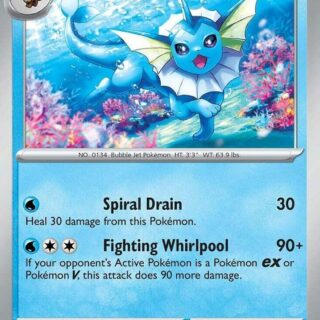 Vaporeon - Rare - 022/131 - Español