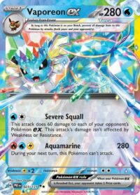 Vaporeon ex - 023/131 - Double Rare - 023/131 - Español