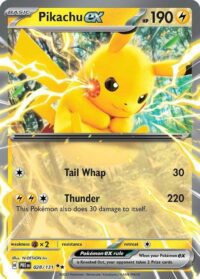 Pikachu ex - 028/131 - Double Rare - 028/131 - Español