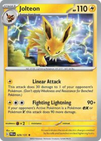 Jolteon - Rare - 029/131 - Español