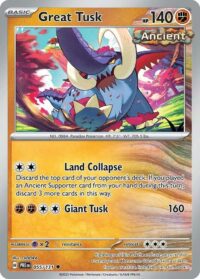 Great Tusk - Uncommon Reverse Holo - 055/131 - Inglés