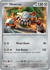 Heatran - Uncommon Reverse Holo - 068/131 - Español