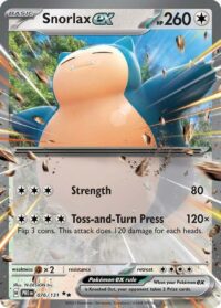 Snorlax ex - Double Rare - 076/131 - Español