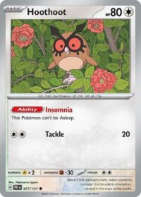 Hoothoot - Common - 077/131 - Español