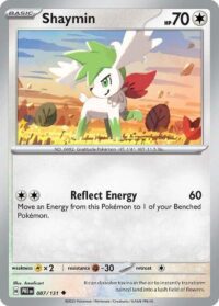 Shaymin - Uncommon Reverse Holo - 087/131 - Español