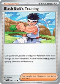 Black Belt's Training - Common Reverse Holo - 097/131 - Español