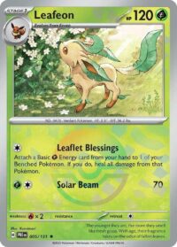 Leafeon (Poke Ball Pattern) - Rare - 005/132 - Español