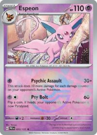 Espeon (Master Ball Pattern) - Rare - 033/131 - Inglés