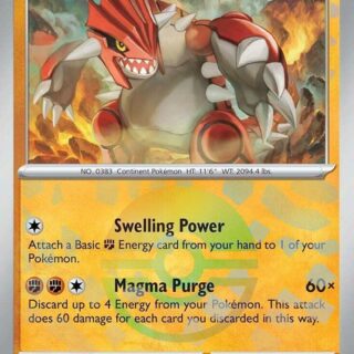 Groudon (Poke Ball Pattern) - Rare - 049/131 - Español