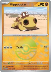 Hippopotas (Poke Ball Pattern) - Common - 052/131 - Español