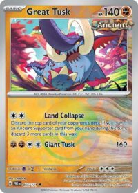 Great Tusk (Poke Ball Pattern) - Uncommon - 055/131 - Español