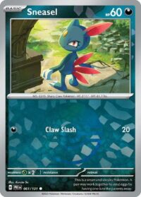 Sneasel (Poke Ball Pattern) - Common - 061/131 - Español