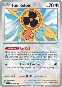 Fan Rotom (Poke Ball Pattern) - Common - 085/131 - Inglés