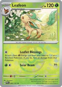 Leafeon (Master Ball Pattern) - Rare - 005/133 - Español
