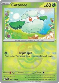 Cottonee (Master Ball Pattern) - Common - 007/133 - Español
