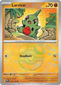 Larvitar (Master Ball Pattern) - Common - 047/131 - Español