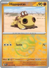 Hippopotas (Master Ball Pattern) - Common - 052/131 - Español