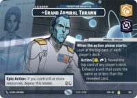 Grand Admiral Thrawn - Patient and Insightful - (Showcase) - 266 - Rare - Inglés