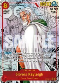 Silvers Rayleigh (Parallel) - OP08-118 - Secret Rare (Manga)