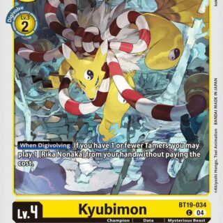 Kyubimon - BT19-034  - Common