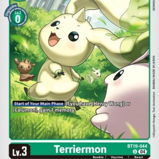 Terriermon - BT19-044  - Uncommon