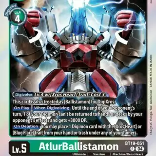 AtlurBallistamon - BT19-051  - Rare