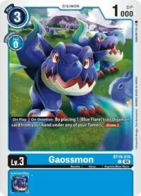 Gaossmon - BT19-016  - Common