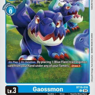Gaossmon - BT19-016  - Common