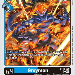 Greymon - BT19-020  - Uncommon