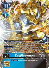 ZeigGreymon - BT19-026  - Rare