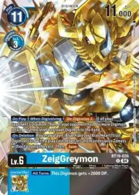 ZeigGreymon - BT19-026  - Rare
