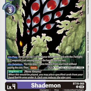 Shademon - BT19-068  - Uncommon