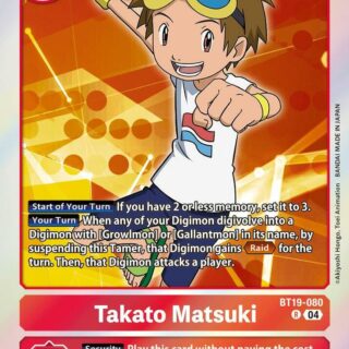 Takato Matsuki - BT19-080  - Rare