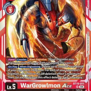WarGrowlmon ACE - BT19-011  - Super Rare