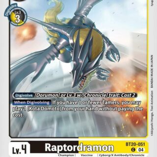 Raptordramon - BT20-051  - Common
