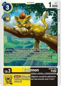 Liollmon  - BT20-030  - Uncommon