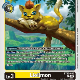 Liollmon  - BT20-030  - Uncommon