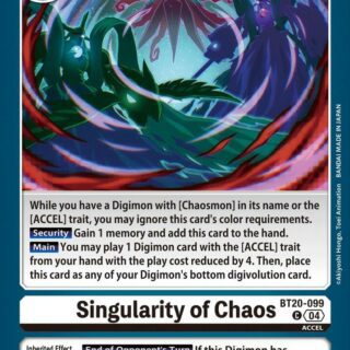 Singularity of Chaos - BT20-099  - Common